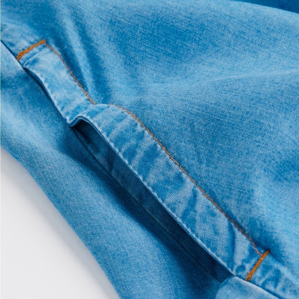Vacation Ready 😍 Beautiful Maxi Denim Dress - Picture 15 of 16